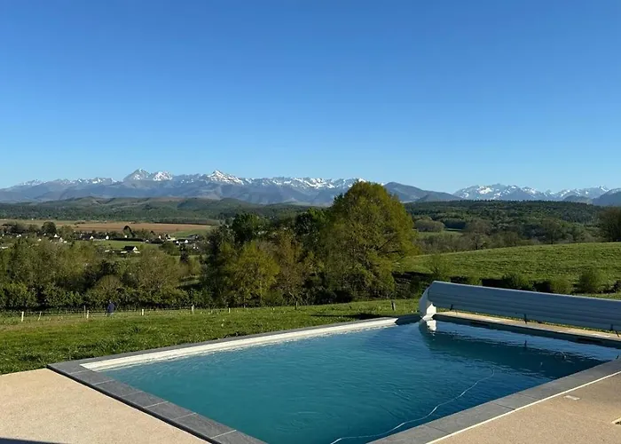 Bordarosa - 22 Pers Piscine Et Salle De Reception - Ouverture Paques 2024 펜션 Ossun